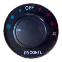 2003-2008 Honda Pilot Black Rear Manual Temperature Control (Used OEM)