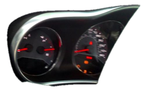 2011-2014 Dodge Avenger Black Speedometer Instrument Panel Bezel (Used OEM)
