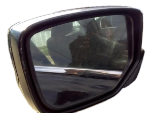 2008-2012 Honda Accord Black Side/Door Mirror - Left (Driver) (Used OEM)