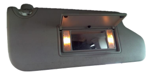  Fiat Freemont Gray Sun Visor with Illuminated Vanity Mirror - Right (Passenger) (Used OEM)