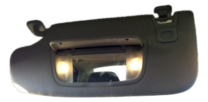 2015-2016 Ford Fusion Gray Sun Visor with Illuminated Vanity Mirror - Left (Driver) (Used OEM)