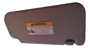 2012-2017 Kia Rio Black Sun Visor - Left (Driver) (Used OEM)