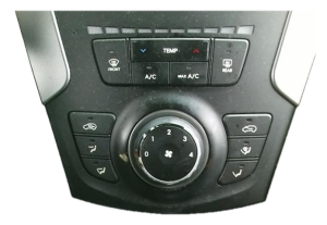 2013-2016 Hyundai Santa Fe Sport Manual Temperature Control Module with Heated Seats and Wiper De-Icer (Used OEM)