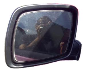  Fiat Freemont Red Power Door/Side View Mirror - Left (Driver) (Used OEM)