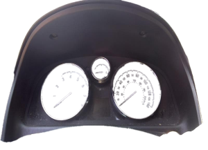 2008-2010 Saturn Vue Black Speedometer Instrument Panel Bezel (Used OEM)
