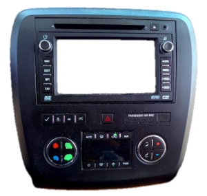 2008-2012 Buick Enclave Black Radio Instrument Panel Bezel (Used OEM)