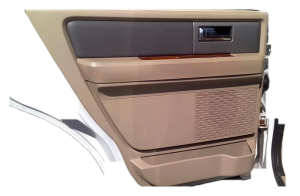 2007-2014 Lincoln Navigator Beige Door Interior Trim Panel - Rear, Left (Driver) (Used OEM)