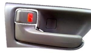 2005-2010 Scion tC Gray Interior Door Handle - Left (Driver) (Used OEM)