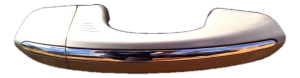 2013-2020 Ford Fusion Tan Exterior Door Handle with Chrome Trim - Front, Right (Passenger) (Used OEM)