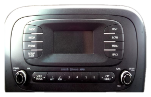 2014-2016 Kia Soul AM-FM-XM Radio Receiver and Display Assembly (Used OEM)