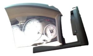 2008-2010 Chrysler Town &amp; Country Tan Speedometer Instrument Panel Bezel (Used OEM)