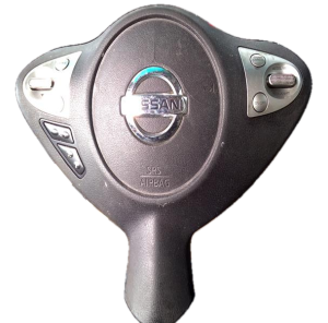 2009-2014 Nissan Maxima Black Steering Wheel Air Bag - Left (Driver) (Used OEM)