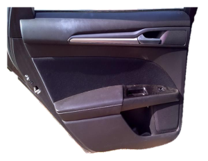 2013-2020 Ford Fusion Black Door Interior Trim Panel - Rear, Left (Driver) (Used OEM)