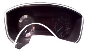 2013-2016 Ford Fusion Black Speedometer Instrument Panel Bezel (Used OEM)