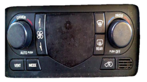 2002-2007 Buick Rendezvous Manual Temperature Control Module (Used OEM)