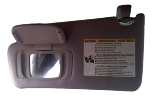 2008-2019 Toyota Sequoia Black Non-Illuminated Sun Visor - Left (Driver) (Used OEM)