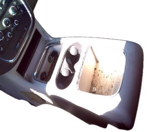 2011-2020 Dodge Grand Caravan Black Floor Console Panel (Used OEM)