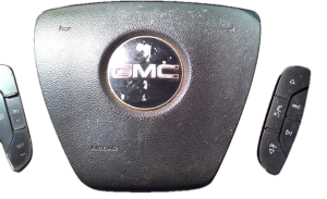 2011-2012 Chevrolet Tahoe Black Steering Wheel Air Bag - Left (Driver) (Used OEM)