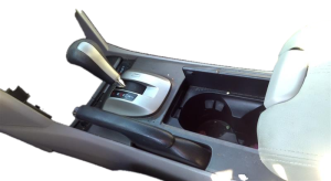 2010-2015 Honda Crosstour Gray Floor Console Panel with Leather Armrest (Used OEM)