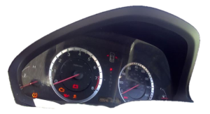 2009-2014 Acura TSX Black Speedometer Instrument Panel Bezel (Used OEM)