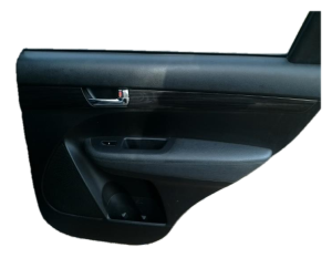 2011-2013 Kia Sorento Gray Door Interior Trim Panel with Power Windows and Locks - Rear (Used OEM)