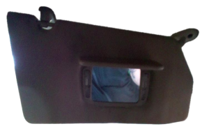 2004-2006 Chrysler Pacifica Black Sun Visor with Dual Vanity Lamps - Right (Passenger) (Used OEM)