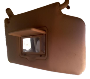 2009-2010 Ford F-150 Tan Illuminated Sun Visor - Right (Passenger) (Used OEM)