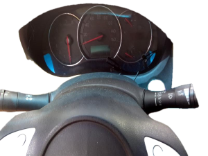 2009-2010 Nissan Maxima Tan Tilt Steering Column with Cruise and Radio Controls (Used OEM)