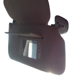 2003-2005 Lincoln Navigator Gray Sun Visor with Roof Console - Right (Passenger) (Used OEM)