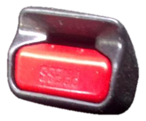 2014-2017 Nissan Rogue Black Seat Belt Buckle - Front, Right (Passenger) (Used OEM)