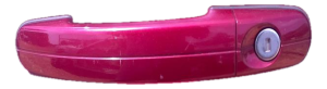 2013-2019 Ford Escape Red Exterior Door Handle with Key Cylinder Hole - Front, Left (Driver) (Used OEM)