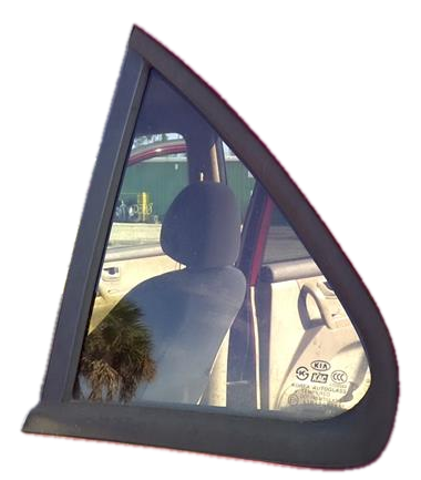 2003-2009 Kia Sorento Door Vent Glass - Rear, Left (Driver) (Used OEM)