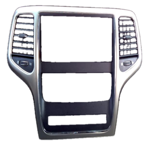 2011-2013 Dodge Durango Gray Radio Trim Instrument Panel Bezel with Vents (Used OEM)