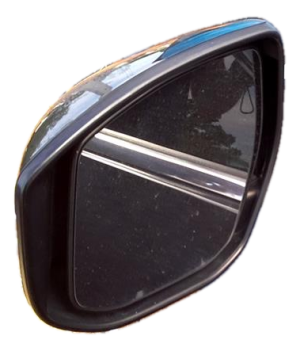 2013-2018 Nissan Altima Black Power Door/Side View Mirror with Signal Lamp - Left (Driver) (Used OEM)