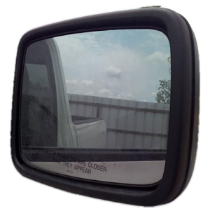2019-2024 Ram 1500 Classic White Power Door/Side View Mirror - Right (Passenger) (Used OEM)