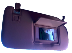 OEM Black Sun Visor for 2020-2025 Ford EXPLORER - Right (Passenger) (OEM)