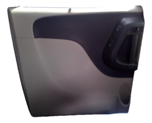2011-2020 Dodge Grand Caravan Tan Door Interior Trim Panel with Power Windows and Locks - Rear, Left (Driver) (Used OEM)