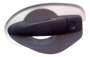 2016-2020 Nissan Rogue White Textured Exterior Door Handle - Front, Left (Driver) (Used OEM)