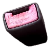 2000-2001 Toyota Camry Beige Seat Belt Assembly with Buckle - Front (Used OEM)