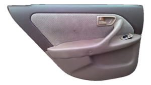 1997-2001 Toyota Camry Beige Door Interior Trim Panel with Power Windows and Power Locks - Rear, Left (Driver) (Used OEM)