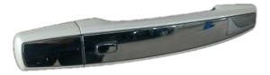 2013-2016 Buick Regal White Exterior Door Handle with Chrome Button - Rear, Right (Passenger) (Used OEM)