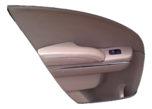 2011-2014 Dodge Charger Tan Door Interior Trim Panel - Rear, Left (Driver) (Used OEM)