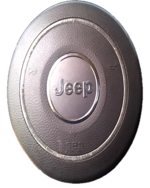 2011-2017 Jeep Compass Black Steering Wheel Air Bag - Left (Driver) (Used OEM)