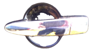 2009-2014 Nissan Murano Black Exterior Door Handle - Rear, Left (Driver) (Used OEM)