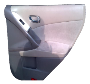 2009-2014 Nissan Murano Tan Door Interior Trim Panel - Rear, Right (Passenger) (Used OEM)