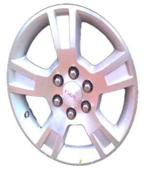 2008-2009 GMC Acadia 18-inch 5-Spoke Silver Machined Alloy Wheel (Used OEM)