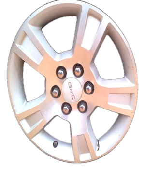 2008-2009 GMC Acadia 18-inch 5-Spoke Silver Machined Alloy Wheel (Used OEM)