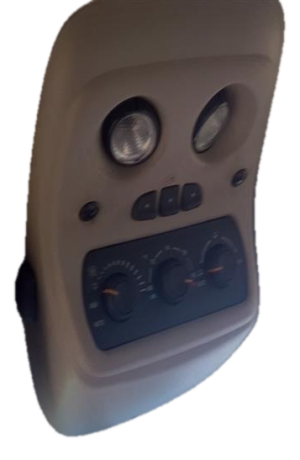 2003-2006 GMC Yukon XL 1500 Beige Overhead Console Panel with Sunroof and Communication System (Used OEM)