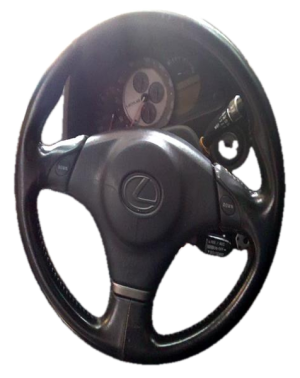 2001 Lexus IS300 Black Tilt Steering Column with Cruise Control (Used OEM)