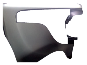 2011-2020 Dodge Grand Caravan Black Door Interior Trim Panel - Rear, Left (Driver) (Used OEM)